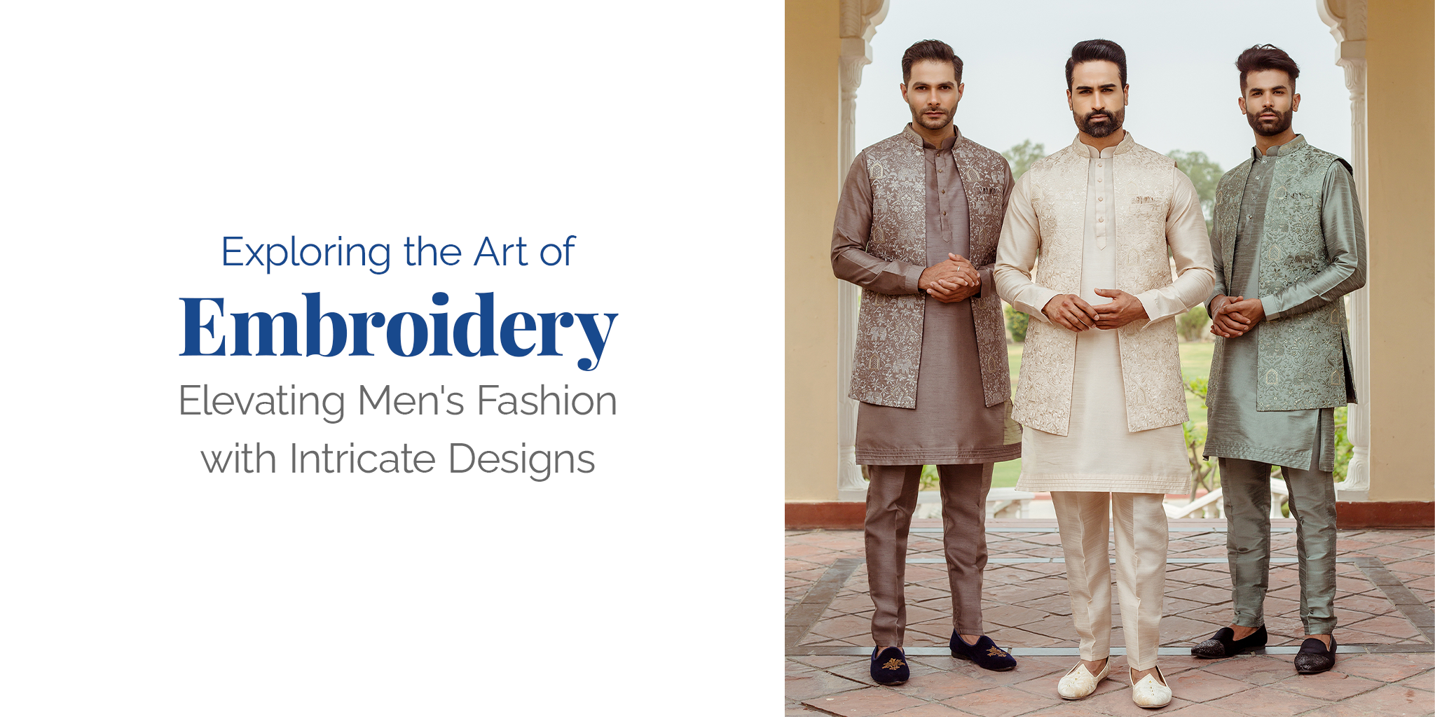 Exploring the Art of Embroidery: Elevating Men's Fashion with Intricate Designs