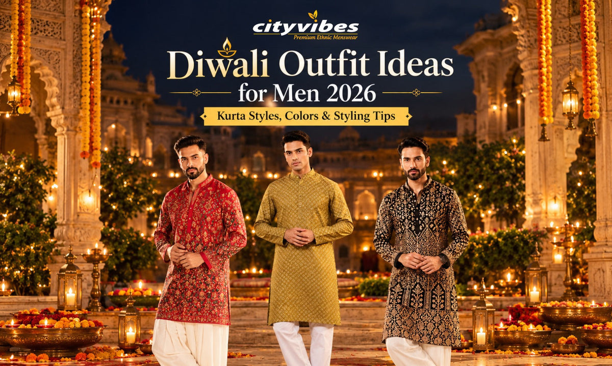Diwali Outfit Ideas for Men 2026: Kurta Styles, Colors & Styling Tips
