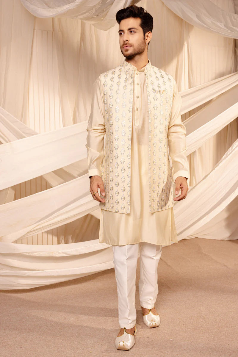Long Jodhpuri Jacket Kurta