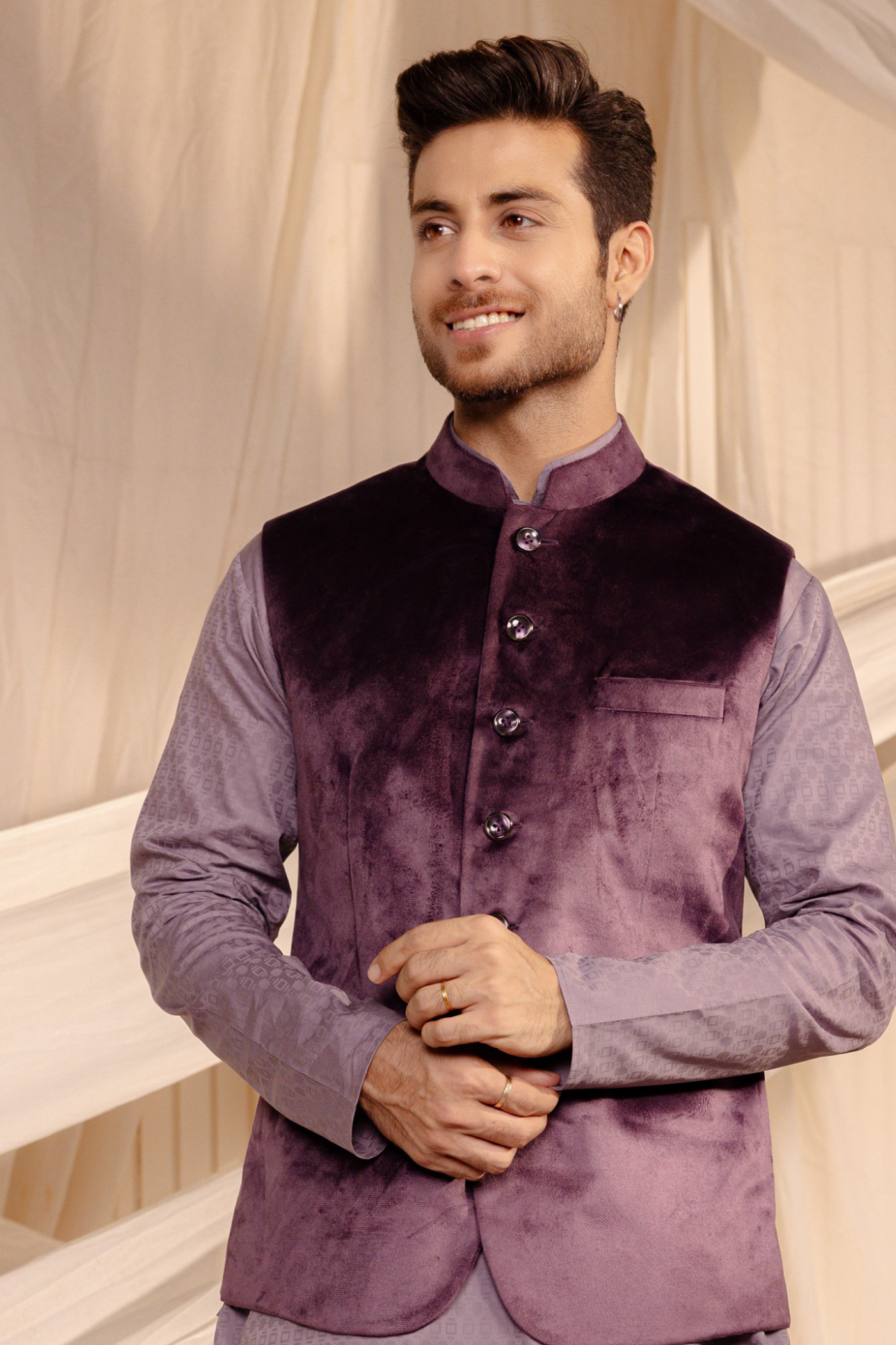 kurta and jacket for men