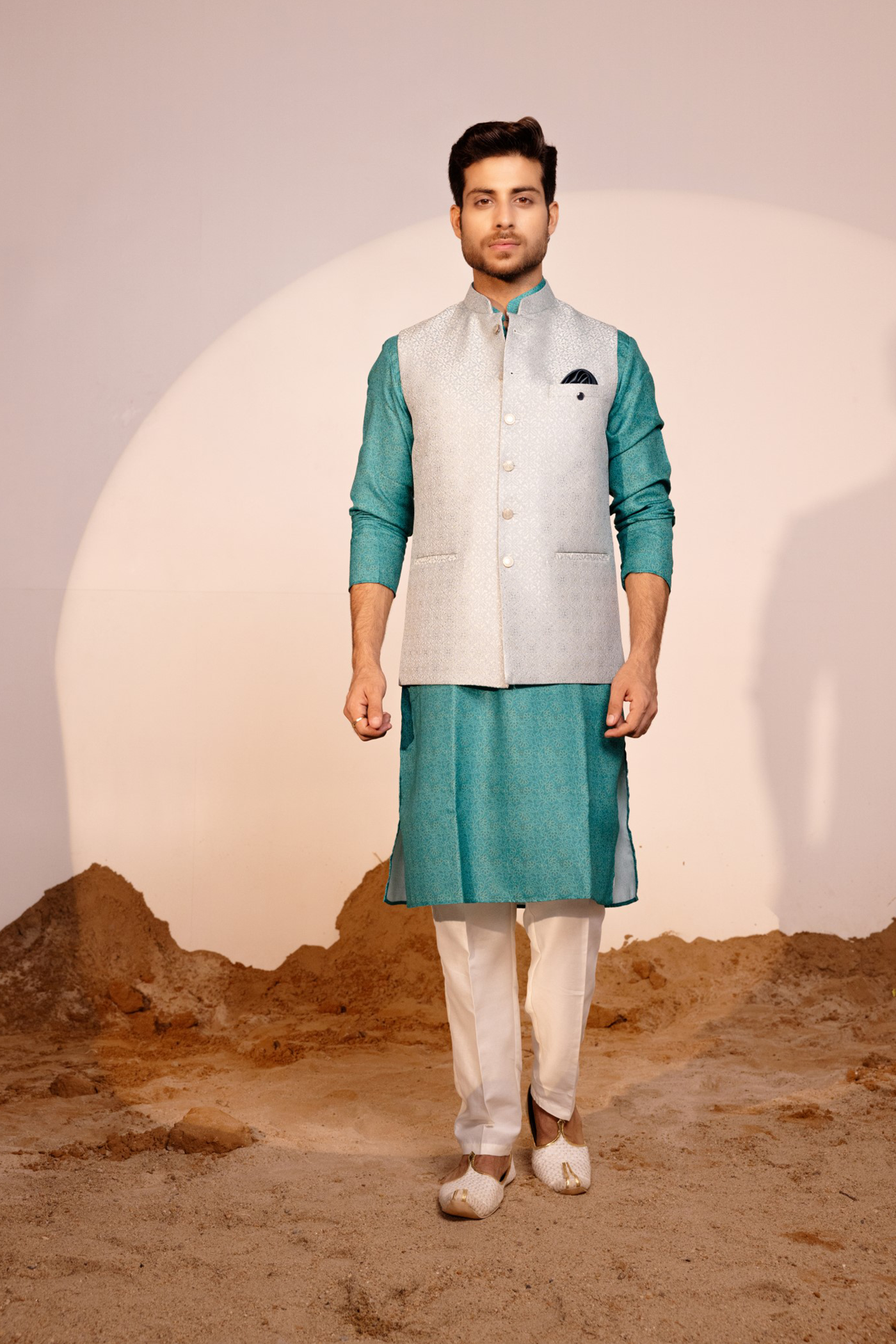 Green Color Kurta Pajama