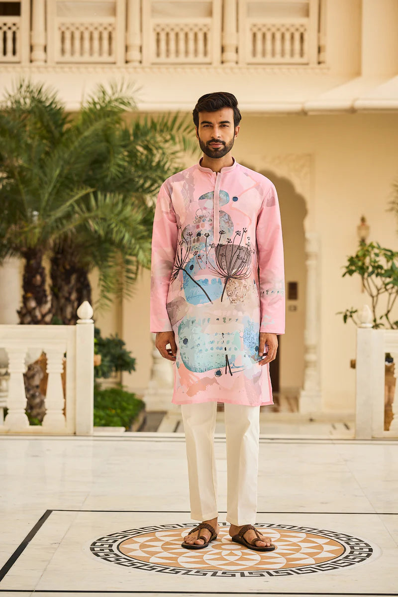 Print Kurta Pajama for Men