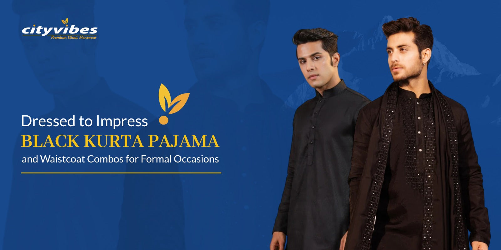 Dressed to Impress: Black Kurta Pajama and Waistcoat Combos for Formal Occasions