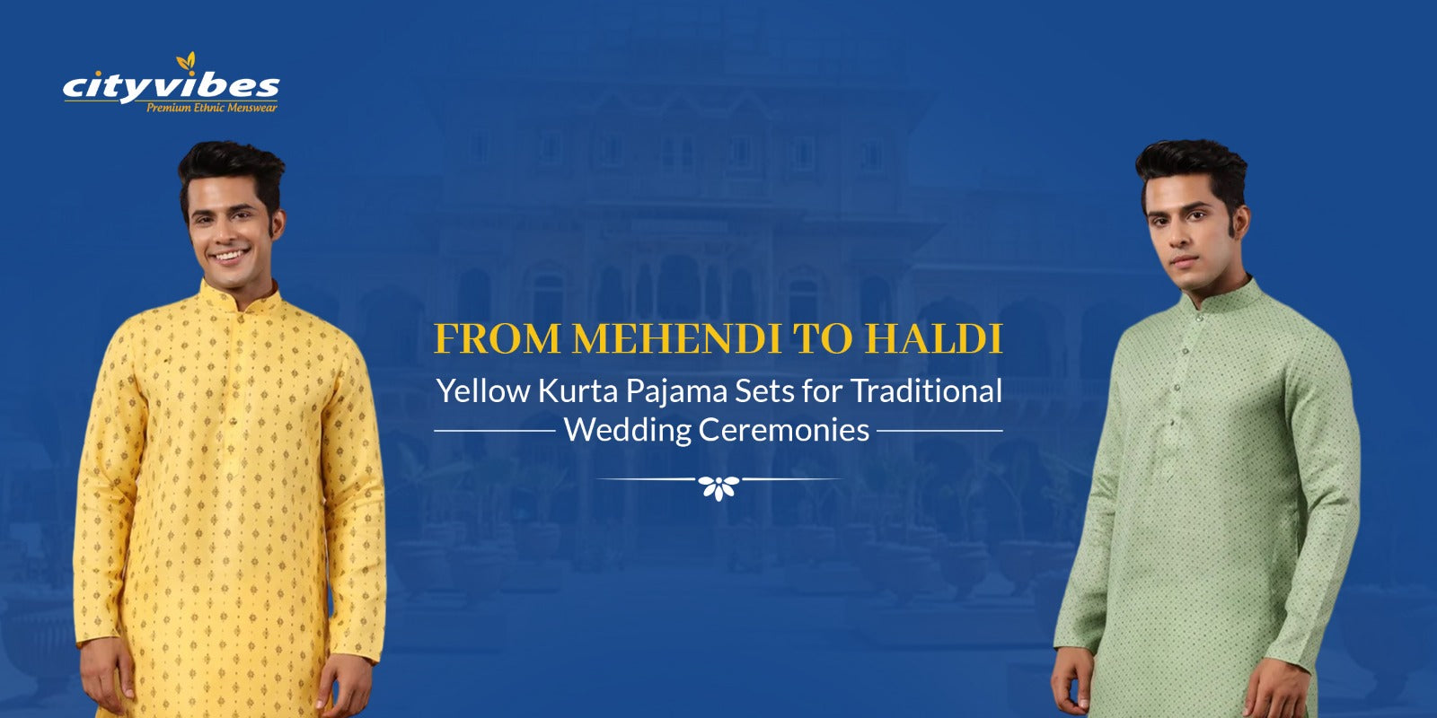 From Mehendi to Haldi: Yellow Kurta Pajama Sets for Traditional Wedding Ceremonies