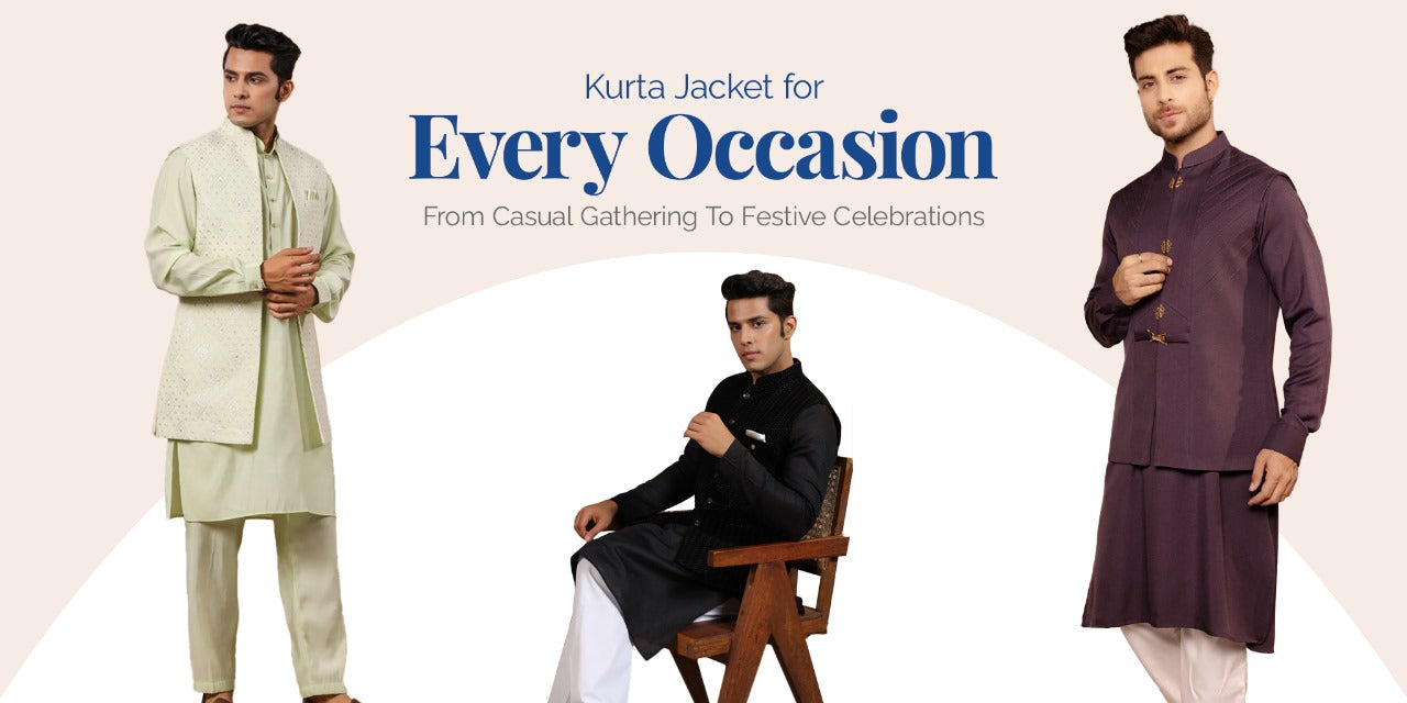 Kurta Jacket for every occasion: From Casual Gathering To Festive Celebrations…