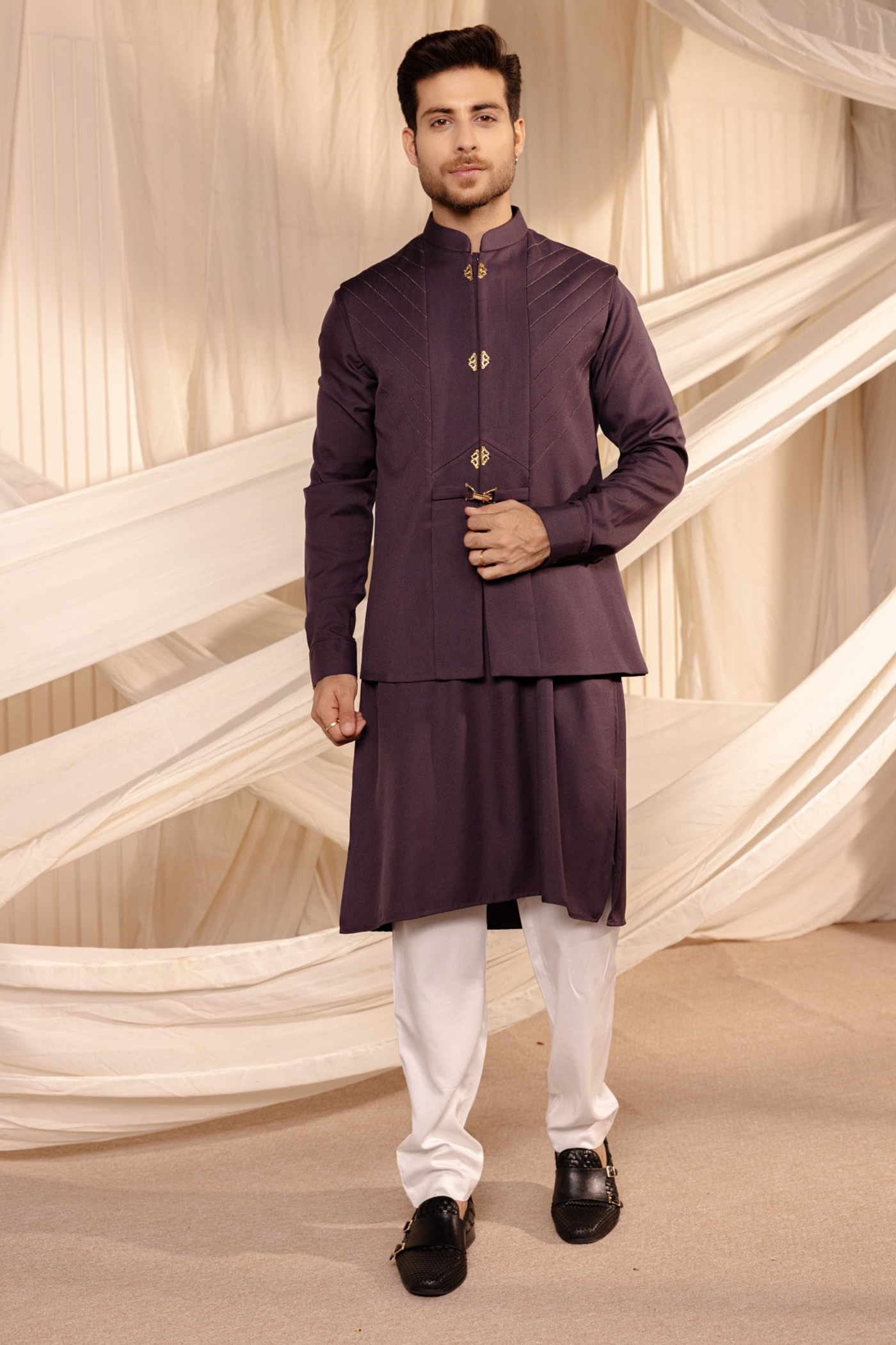 Jodhpuri Suits,Men Suits Jodhpuri Dress For Man Coats Jackets Vests Velvet  Suit | eBay