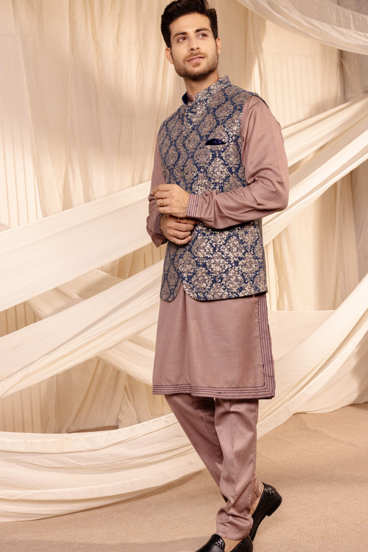 Cream Colour Mens Function Wear Jacket With Kurta Pajama, Stylish Kurta  Pajama, Men Traditional Pajama, Men Ethnic Pajamas, पुरुषों का  कुर्ता-पजामा, मेन्स कुर्ता पजामा - Gautam Enterprise, Ahmedabad | ID:  2853245663197