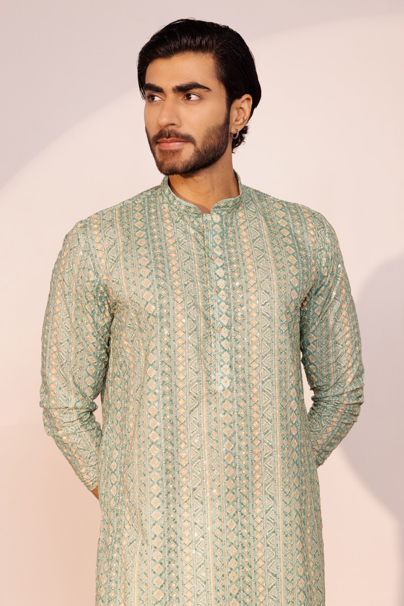 Lakhnavi Style Kurta Pajama