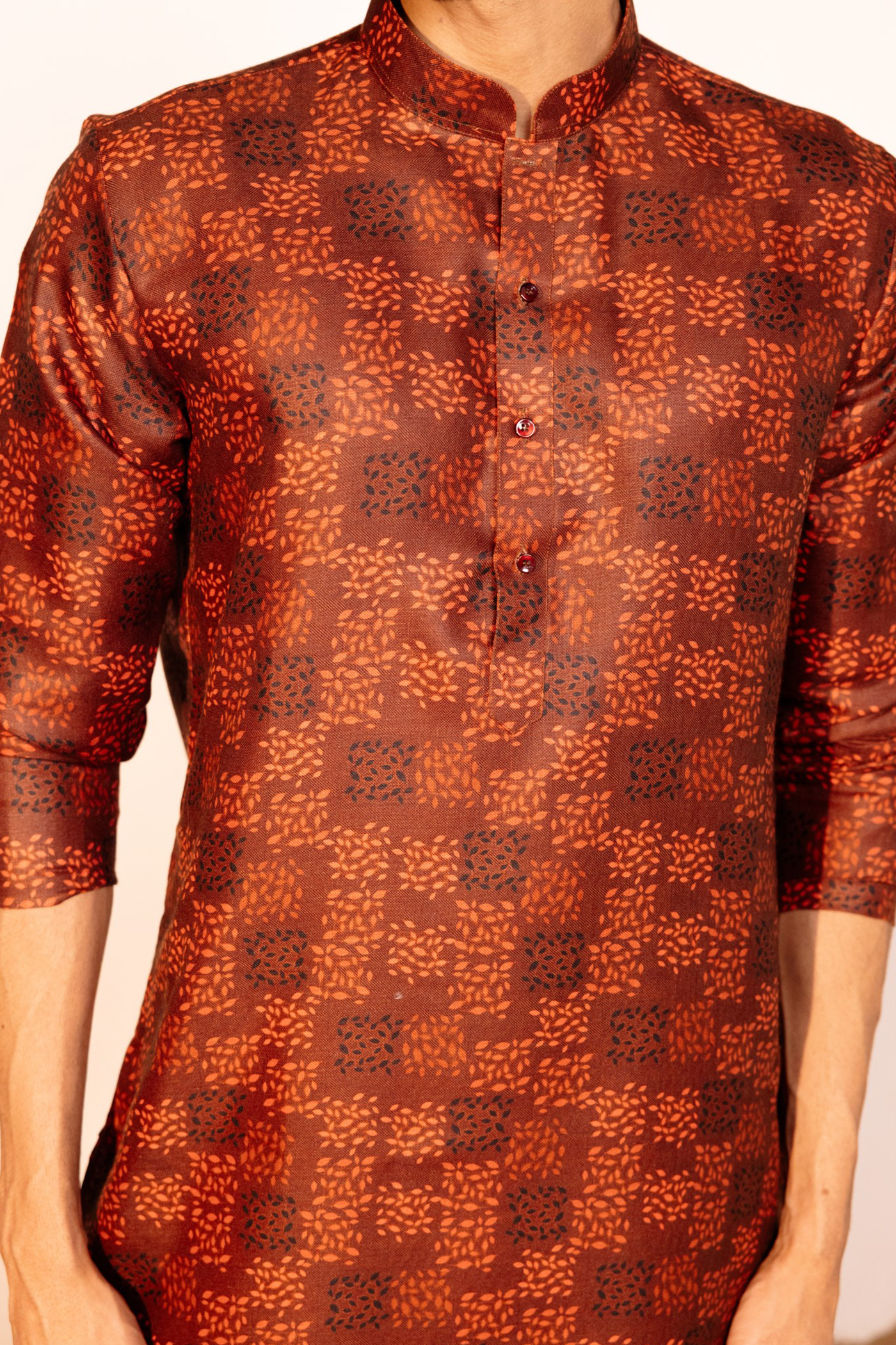Mehroon Color Kurta Pajama For Men