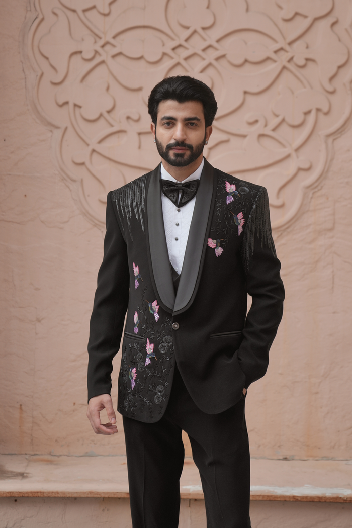 Black Color Jacket Suits for Men