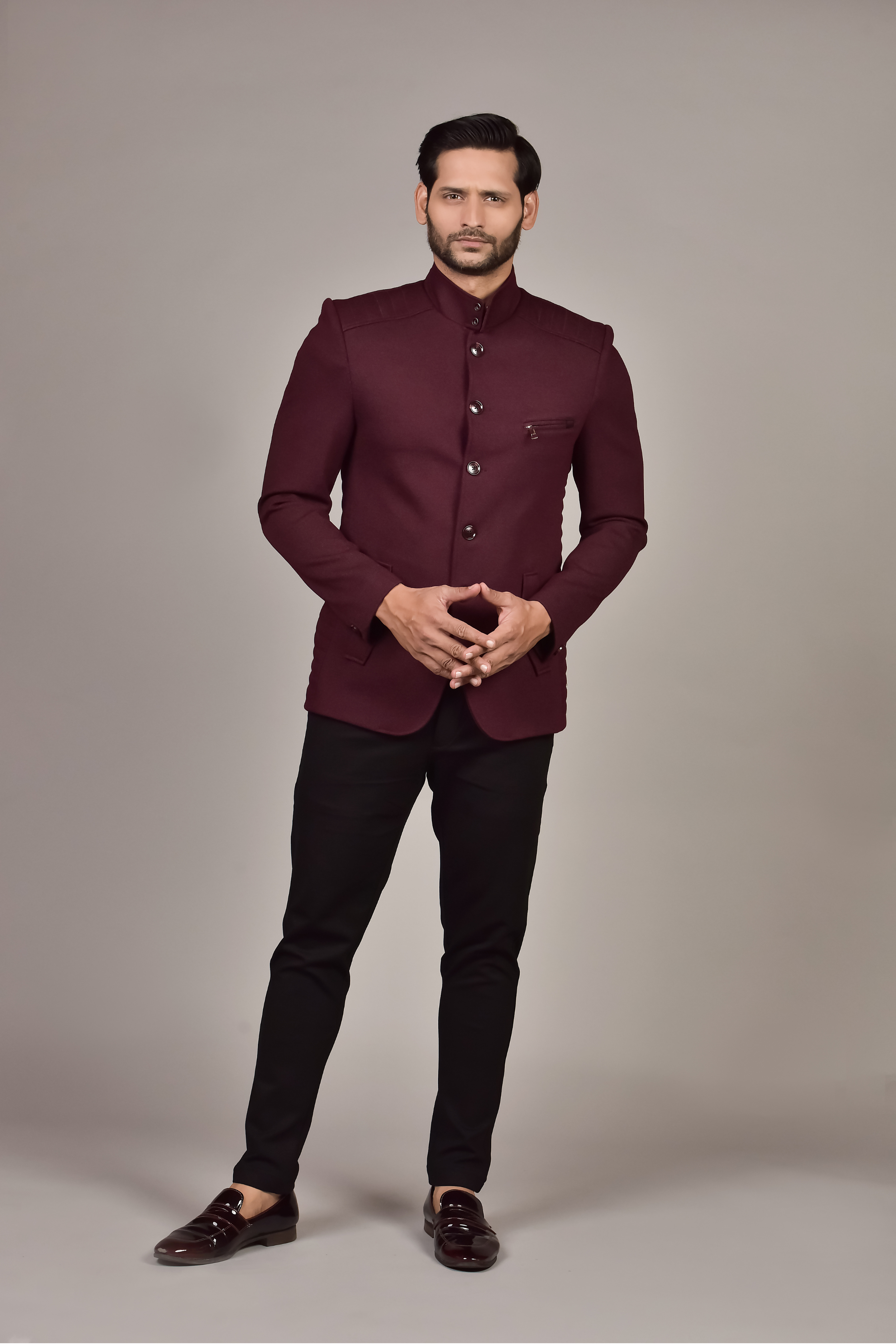 Wine Color Blazer for Men