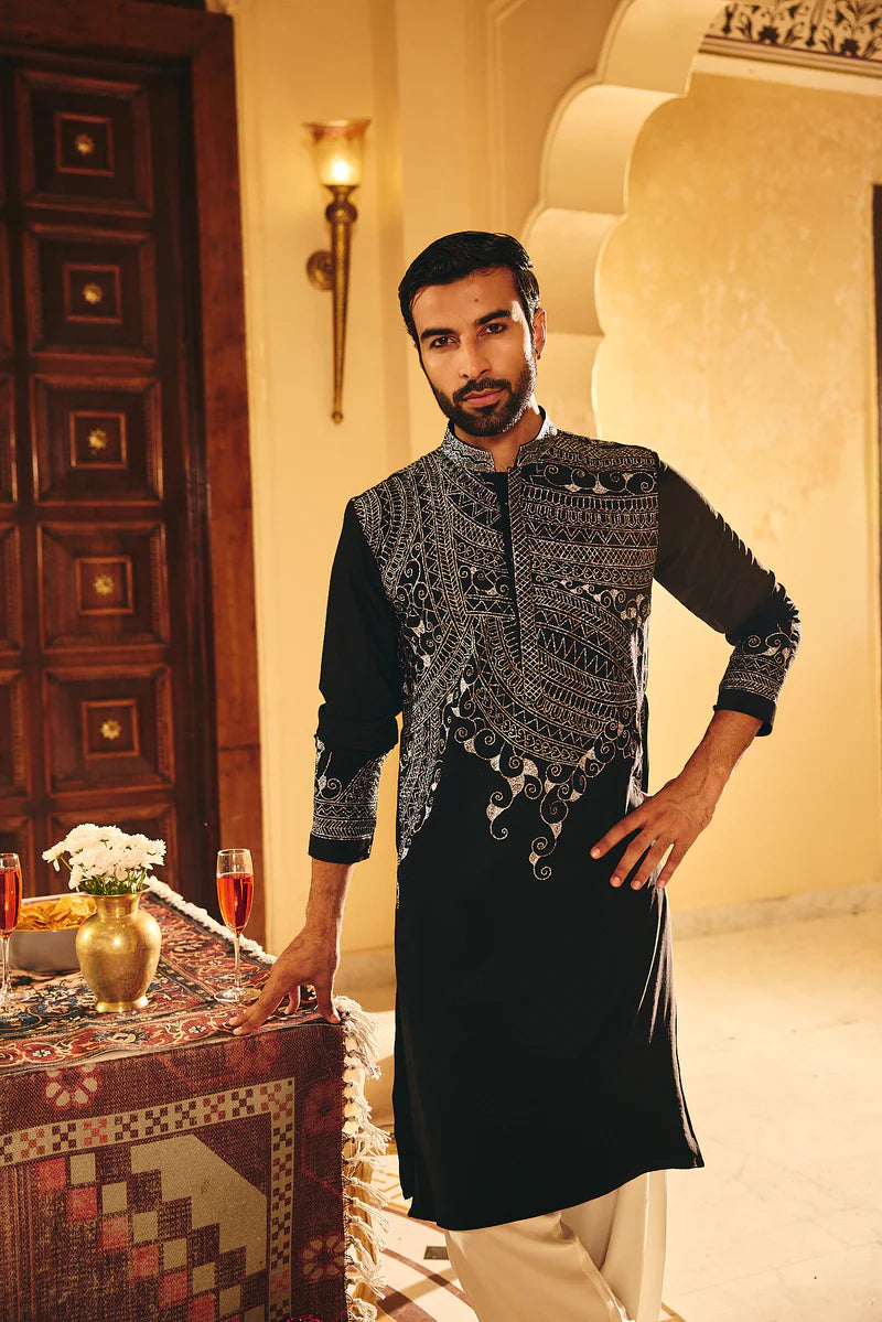 Embroidery Designer Kurta Pajama for Men