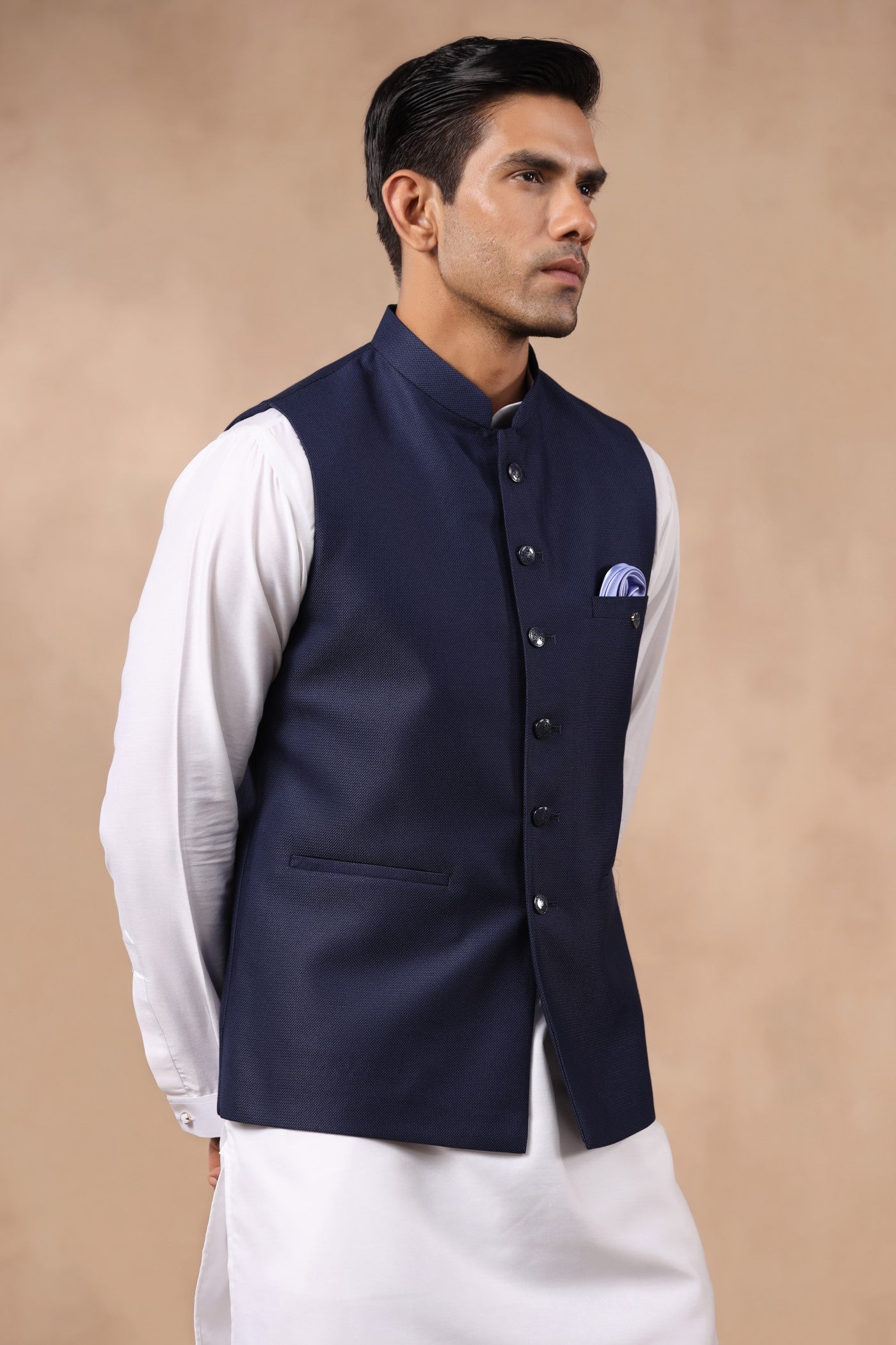 Buy Brown Cotton Twill Plain Jacket For Men by Raghavendra Rathore Blue  Online at Aza Fashions.